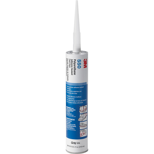 Polyurethane Adhesive Sealant, 310 ml, Grey Helyx Safety & Industrial Supplies