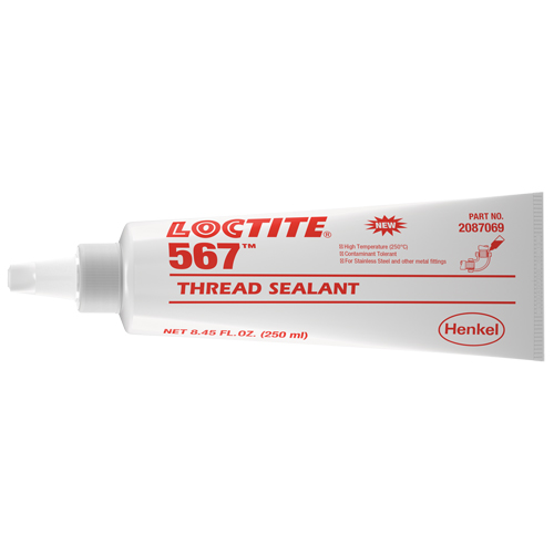 Scellant &agrave; filet haute temp&eacute;rature 567, Tube, 250 ml,  Helyx Safety & Industrial Supplies