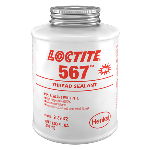 Scellant &agrave; filet haute temp&eacute;rature 567, Bouteille &agrave; dessus brosse, 350 ml,  Helyx Safety & Industrial Supplies
