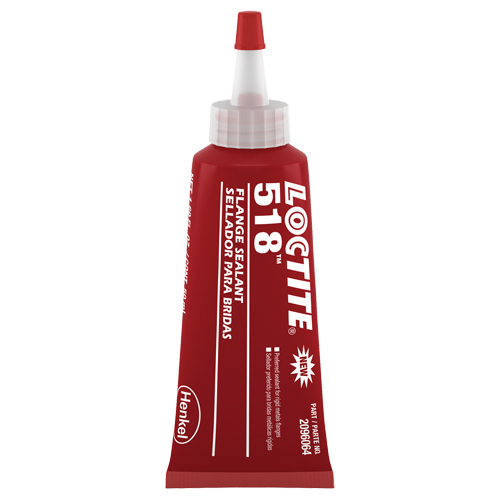 Scellant &agrave; collerettes 518, Tube, Rouge Helyx Safety & Industrial Supplies
