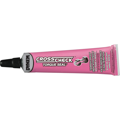 Cross Check Torque Seal&reg; Tamper-Proof Indicator Paste, 1 fl. oz., Tube, Pink Helyx Safety & Industrial Supplies