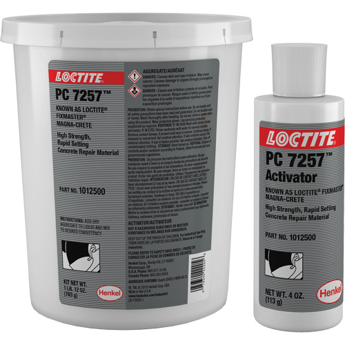 Produit de r&eacute;paration du b&eacute;ton Fixmaster Magna-Crete, Trousse, Gris Helyx Safety & Industrial Supplies