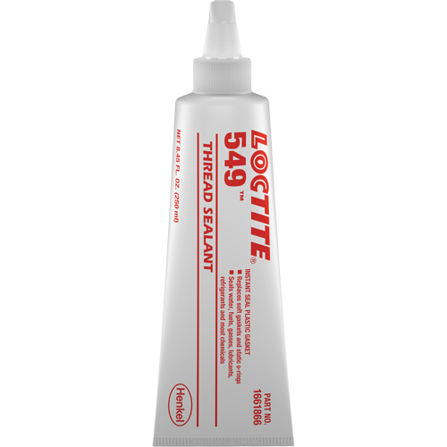 549 Thread Sealant, Tube, 250 ml, -54° C - 149° C/-65° F - 300° F Helyx Safety & Industrial Supplies