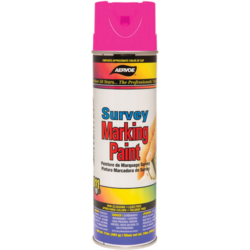 Peinture de marquage &agrave; base de solvant, 17 oz, Canette a&eacute;rosol Helyx Safety & Industrial Supplies