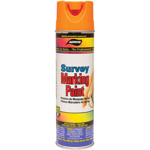 Peinture de marquage &agrave; base de solvant, 17 oz, Canette a&eacute;rosol Helyx Safety & Industrial Supplies