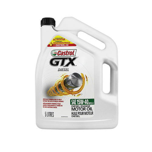 Huile pour moteur diesel 15W40 GTX, 5 L, Cruche Helyx Safety & Industrial Supplies