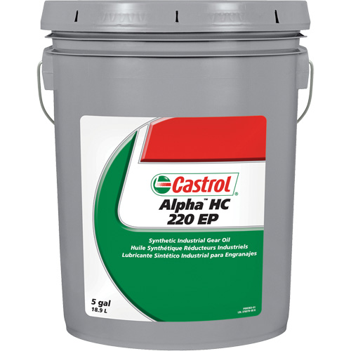 Alpha HC EP 220 Synthetic Industrial Gear Oil, 18.93 L Helyx Safety & Industrial Supplies
