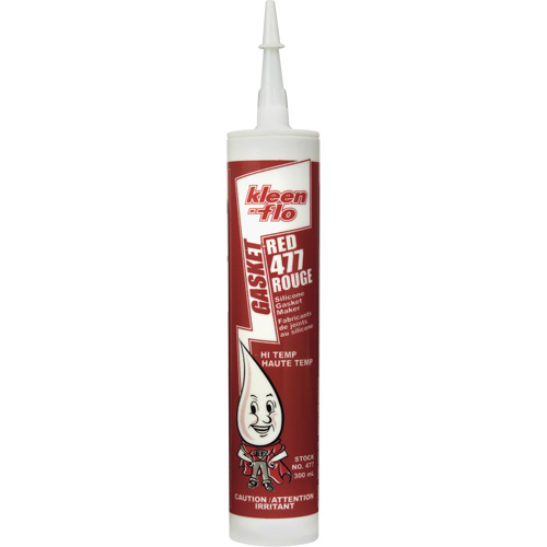 Compos&eacute; &agrave; joints de silicone haute temp&eacute;rature, Cartouche, Rouge Helyx Safety & Industrial Supplies