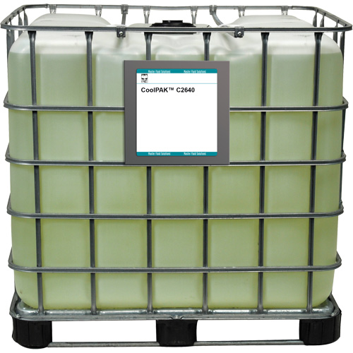 Liquide pour le travail des m&eacute;taux synth&eacute;tique peu mousseux CoolPAK, R&eacute;servoir GRV Helyx Safety & Industrial Supplies