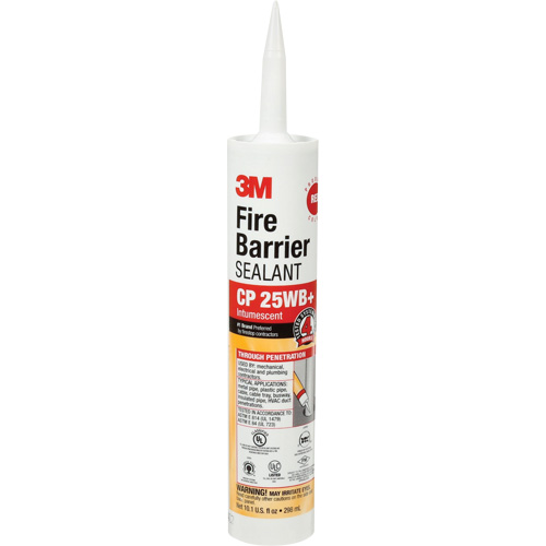 Fire Barrier Sealant CP, 298 ml, Cartridge, Red Helyx Safety & Industrial Supplies