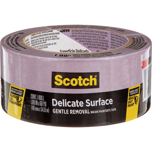 Scotch&reg; Delicate Surface Painter's Tape 2080, 48 mm (1-7/8") x 55 m (180'), Purple Helyx Safety & Industrial Supplies