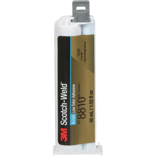 Adh&eacute;sif &agrave; faible odeur Scotch-Weld, Deux composants, Cartouche double, 45 ml, Vert Helyx Safety & Industrial Supplies