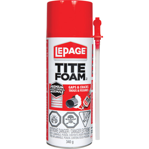 Titefoam Gaps & Cracks Insulating Foam Sealant, Aerosol Can, White Helyx Safety & Industrial Supplies