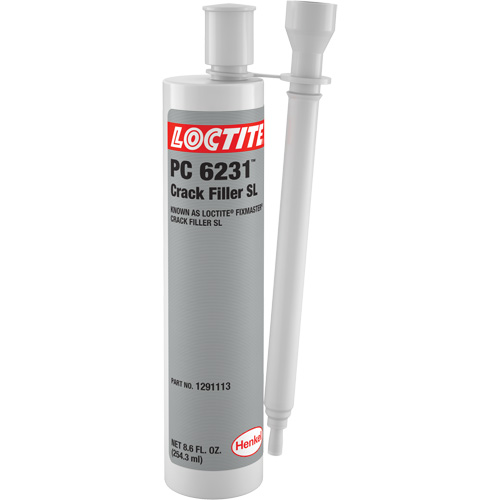 Bouche-fentes SL Loctite Fixmaster, 8,6 oz liq., Cartouche double, Gris Helyx Safety & Industrial Supplies
