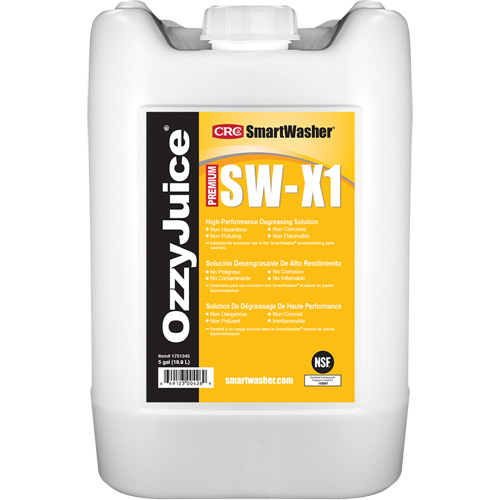 SmartWasher&reg; OzzyJuice&reg; SW-X1 HP Degreasing Solution, Jug Helyx Safety & Industrial Supplies