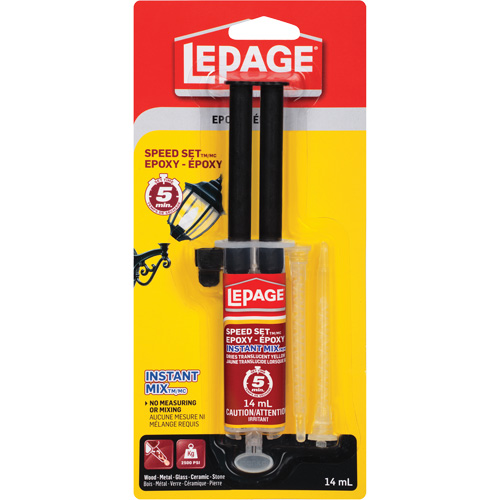 Speed Set Epoxy, 14 ml, Epoxy, Two-Part, Off-White Helyx Safety & Industrial Supplies