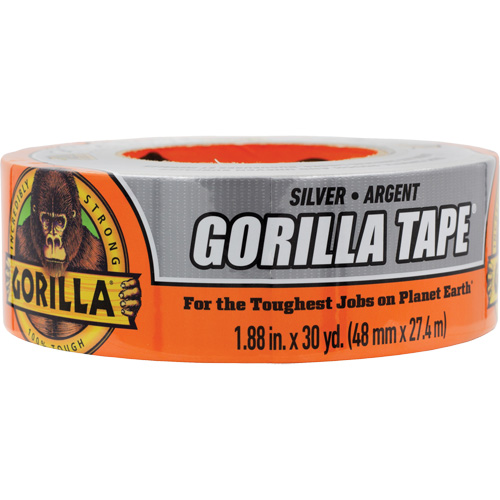 Duct Tape, 17 mils, Silver, 48 mm (2") x 27.43 m (90') Helyx Safety & Industrial Supplies