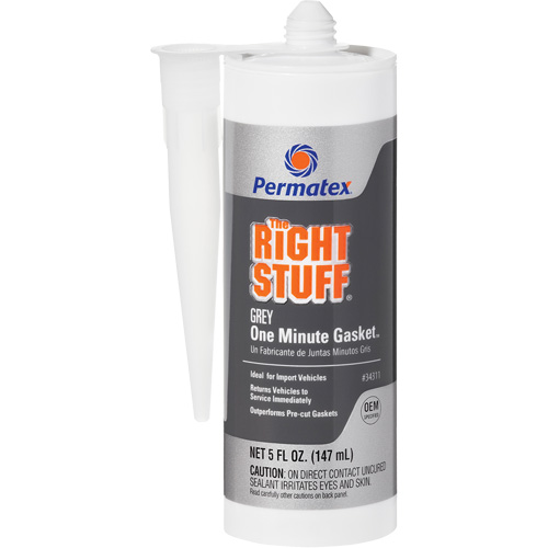 Compos&eacute; &agrave; joints instantan&eacute; The Right Stuff, Cartouche, Gris Helyx Safety & Industrial Supplies