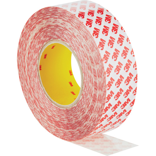 Double-Sided Adhesive Tape, Polyester, 50 mm (1.96") W x 50 m (164') L, 8 mils Thick Helyx Safety & Industrial Supplies