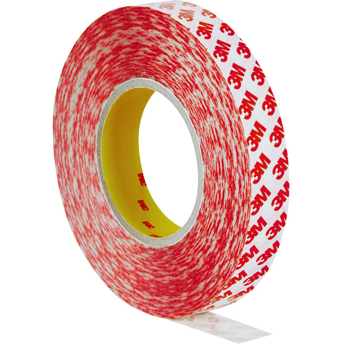 Double-Sided Adhesive Tape, Polyester, 25 mm (0.98") W x 50 m (164') L, 8 mils Thick Helyx Safety & Industrial Supplies