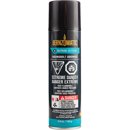 5.6-oz. Disposable Gas Cylinder, Butane Helyx Safety & Industrial Supplies