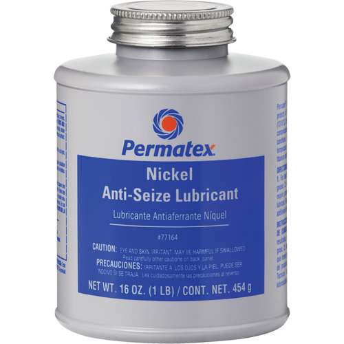 Lubrifiant antigrippant au nickel, Canette &agrave; dessus brosse, 2400°F (1316°C) temp. max. Helyx Safety & Industrial Supplies