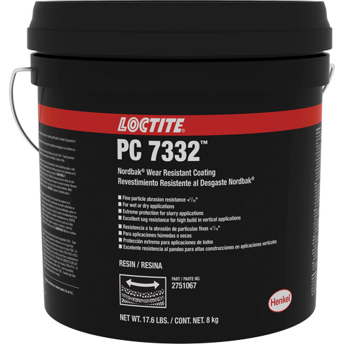 7332 Nordbak&reg; Wear Prevention Coating, Grey, 10 kg, Pail Helyx Safety & Industrial Supplies