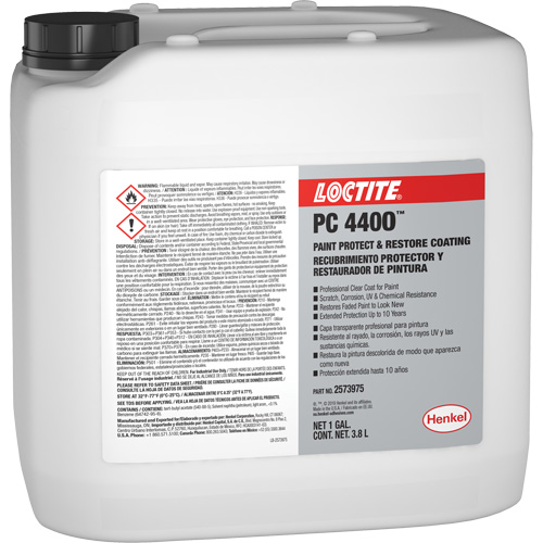PC 4400 Paint Protect & Restore Coating, 3.8 L, Jug, Clear Helyx Safety & Industrial Supplies