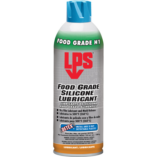 Detex&reg; Food Grade Silicone Lubricant, Aerosol Can Helyx Safety & Industrial Supplies