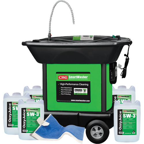 Trousse de bassin de nettoyage de pi&egrave;ces lourd SmartWasher SW-337 Helyx Safety & Industrial Supplies