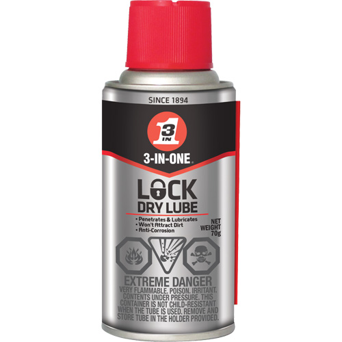 3-in-One&reg; Lock Dry Lubricant, Aerosol Can Helyx Safety & Industrial Supplies