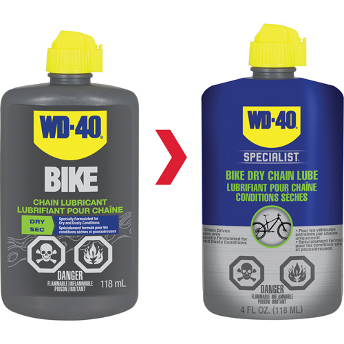 Lubrifiant sec pour chaîne de v&eacute;lo, Bouteille Helyx Safety & Industrial Supplies