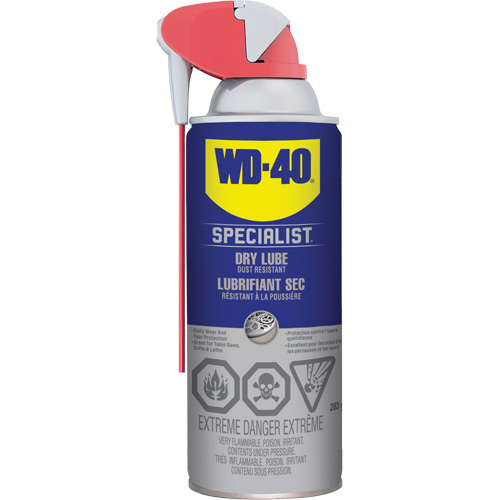 Specialist&reg; Dirt & Dust Resistant Dry Lubricant PTFE Spray, Aerosol Can Helyx Safety & Industrial Supplies