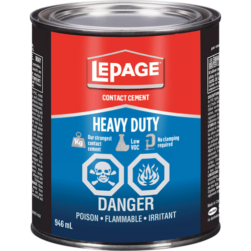 Adh&eacute;sif de contact puissant, Canette, 946 ml, Ambr&eacute;e Helyx Safety & Industrial Supplies