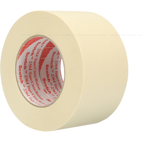 Performance Masking Tape 2364, 72 mm (3") x 55 m (180'), Tan Helyx Safety & Industrial Supplies