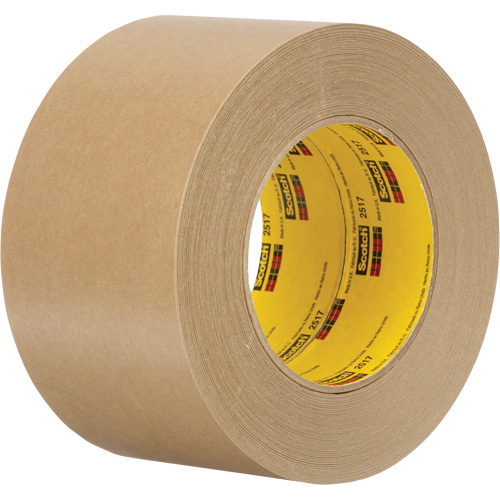 Scotch&reg; Flatback Masking Tape 2517, 72 mm (2-27/32") x 55 m (180'), Tan Helyx Safety & Industrial Supplies