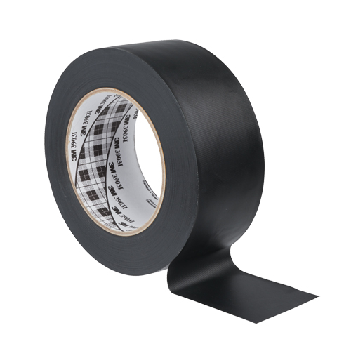 Rubans adh&eacute;sifs en vinyle 3903, 1245 mm (49") la x 46 m (151') lo, 6,5 mils, Noir Helyx Safety & Industrial Supplies
