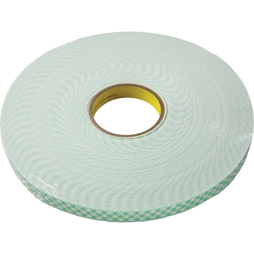 Double-Coated Urethane Foam Tape, 33 m (108') L x 9.5 mm (3/8") W, 60 mils, Urethane Helyx Safety & Industrial Supplies