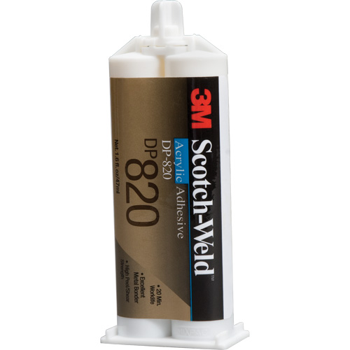 Adh&eacute;sif acrylique Scotch-Weld, Deux composants, Cartouche double, 1,6 oz liq., Blanc cass&eacute; Helyx Safety & Industrial Supplies
