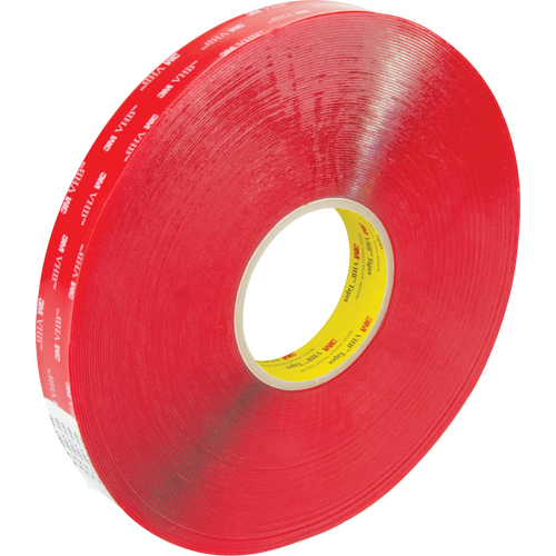 4910 Foam Tape, 33 m (108') L x 25.4 mm (1") W, 40 mils, Acrylic Helyx Safety & Industrial Supplies