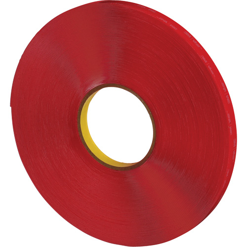 VHB Tape, 33 m (108') L x 12 mm (1/2") W, 40 mils, Acrylic Helyx Safety & Industrial Supplies