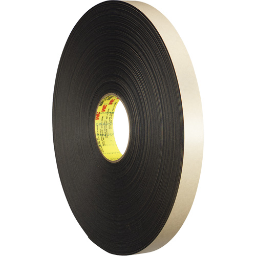 Ruban double face en mousse, 66 m (216') lo x 12,7 mm (1/2") la, 31 mils, Poly&eacute;thyl&egrave;ne Helyx Safety & Industrial Supplies