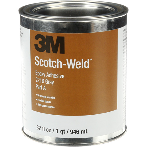 Adh&eacute;sif Scotch-Weld, 32 oz liq., Trousse, Deux composants, Gris Helyx Safety & Industrial Supplies