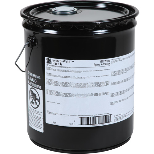Scotch-Weld Adhesive, 5 gal., Pail, Two-Part, Off-White Helyx Safety & Industrial Supplies