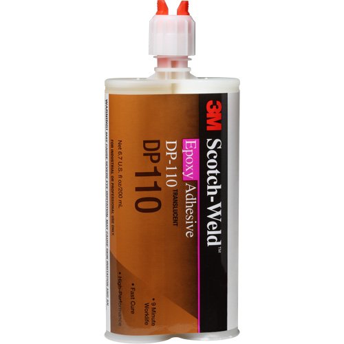 Scotch-Weld Adhesive, 200 ml, Cartridge, Two-Part, Translucent Helyx Safety & Industrial Supplies