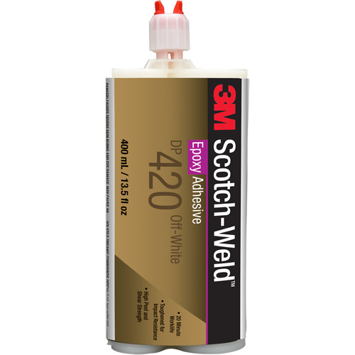 Adh&eacute;sif Scotch-Weld, 400 ml, Cartouche, Deux composants, Blanc cass&eacute; Helyx Safety & Industrial Supplies