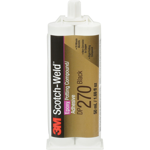 Mat&eacute;riau d'enrobement Scotch-Weld, 1,7 liq. oz., Cartouche double, Deux composants, Noir Helyx Safety & Industrial Supplies