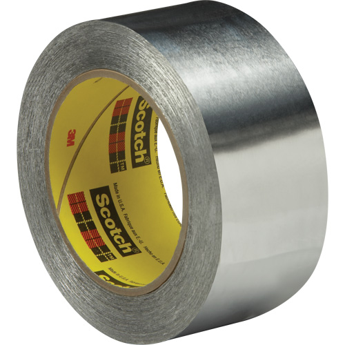 Feuille d'aluminium autocollante, &eacute;paisseur 2 mils, 51 mm (2") x 55 m (180') Helyx Safety & Industrial Supplies