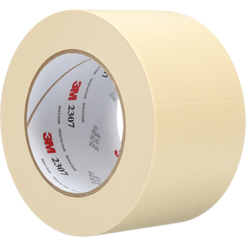 Masking Tape 2307, 72 mm (3") x 55 m (180'), Beige Helyx Safety & Industrial Supplies