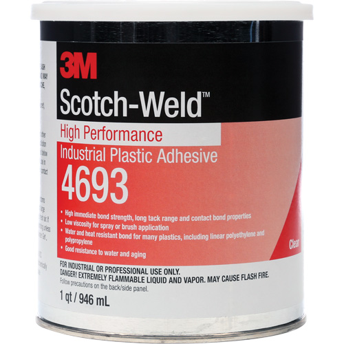 Adh&eacute;sif industriel haute performance pour le plastique Scotch-Weld Helyx Safety & Industrial Supplies